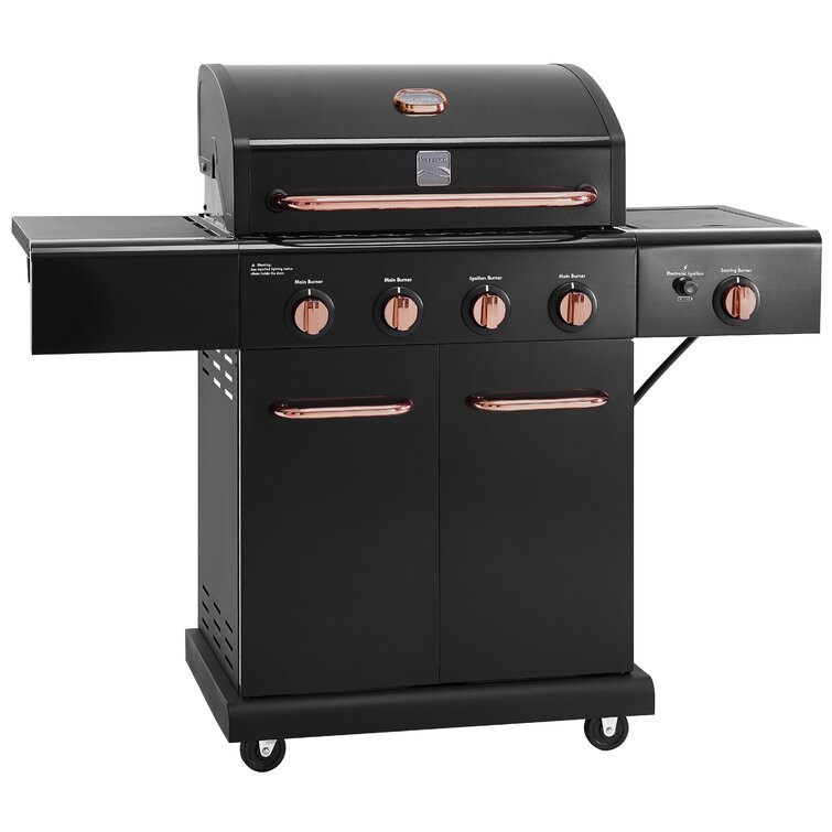 Kenmore 4 Burner Propane Gas Grill with Searing Side Burner in